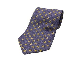 Beaufort the Rack‎ Dog House Print 100% Silk Necktie Men's